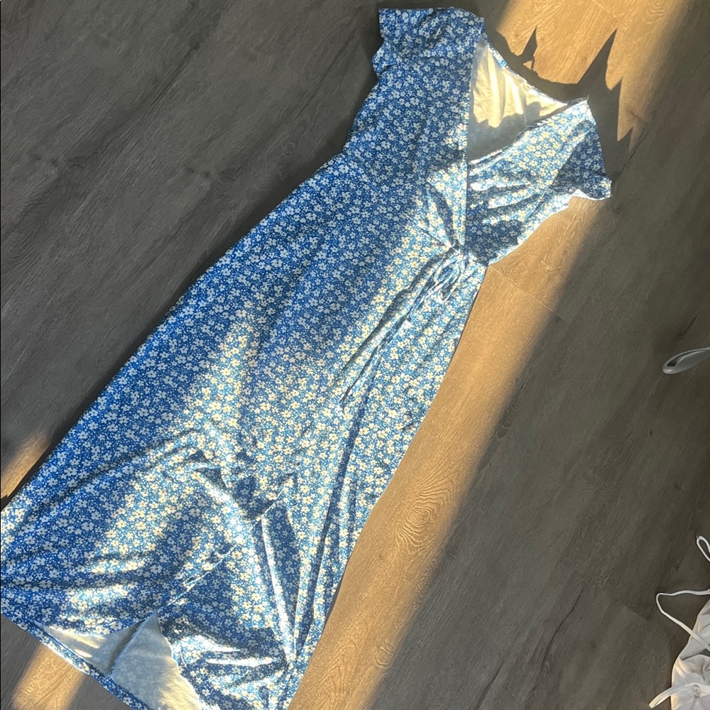 Rebel Sugar Blue and White Floral Dress